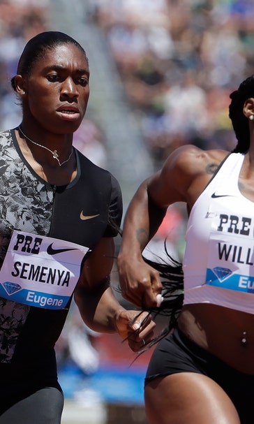 Semenya wins women's 800, wants to defend world title